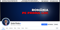 Captură de ecran pentru contul de Facebook al lui Victor Ponta, așa cum arăta pe 25 aprilie 2025.