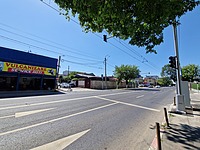 Fotografie realizată de Dignitas pe 19 iunie 2026, reprezentând intersecția Șoseaua Antiaeriană cu strada Tringhiului, vedere din alt unghi.
